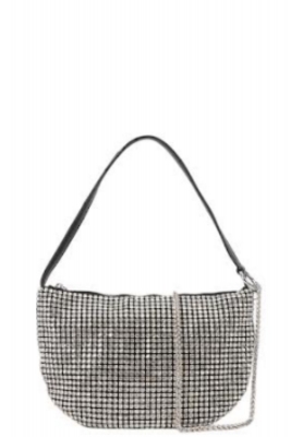 Rhinestone Shoulder Bag ZS9039 SILVER